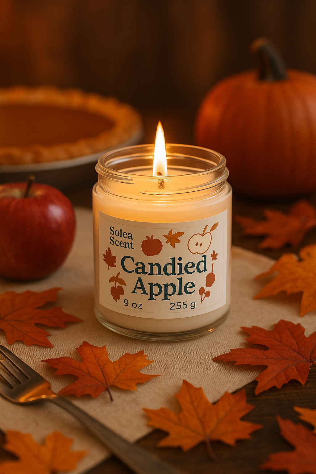 Solea Candied Apple Soy Candle