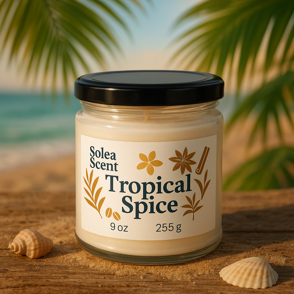 Solea Tropical Spice Soy Candle