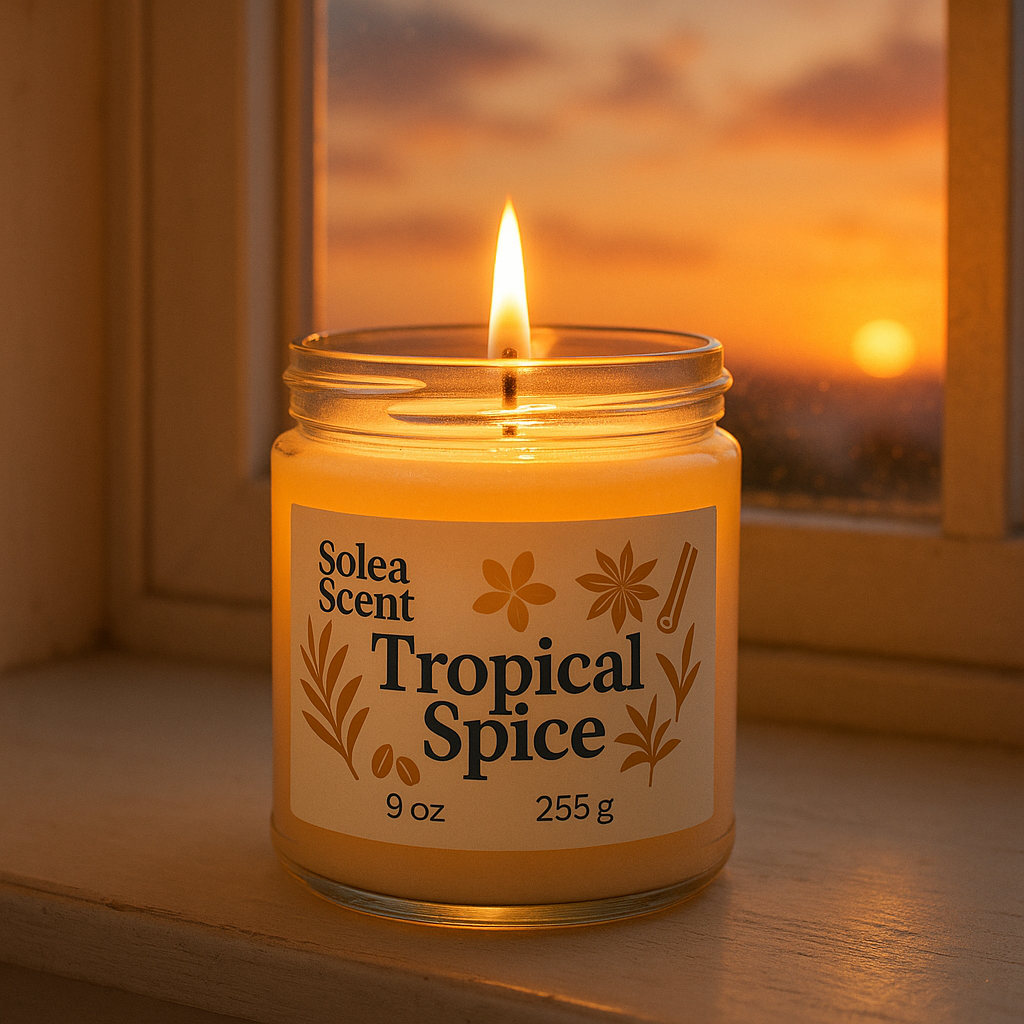 Solea Tropical Spice Soy Candle
