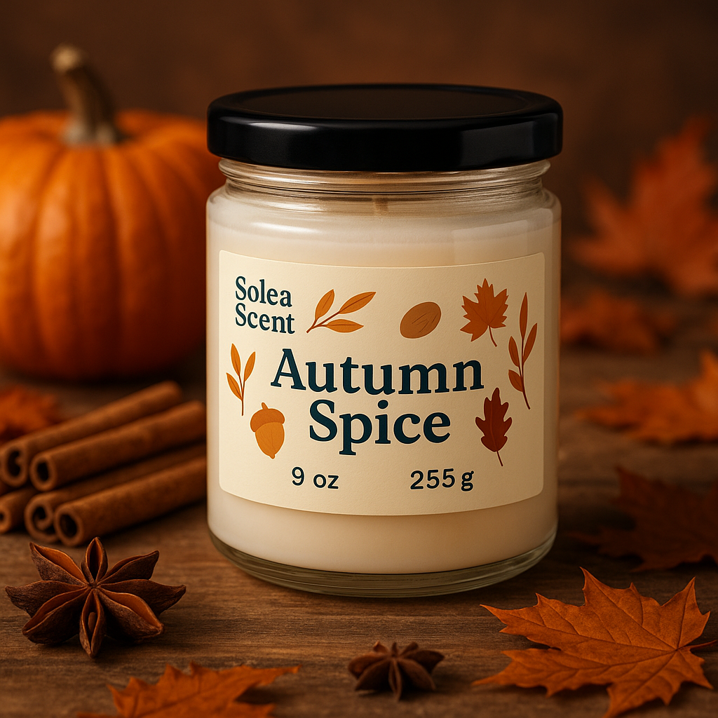 Solea Autumn Spice Soy Candle