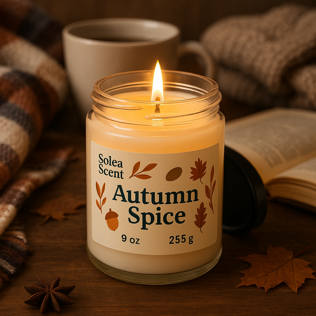 Solea Autumn Spice Soy Candle